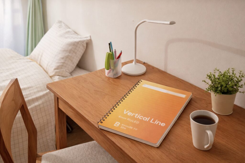 朝　ジャーナリング　ノート
コーヒー